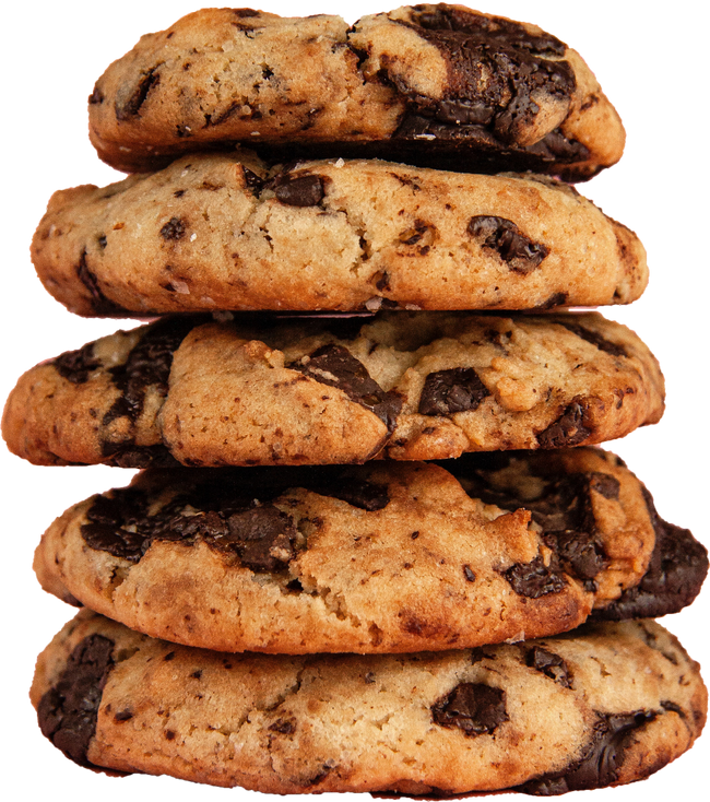 Stacked of Chocolate Cookies